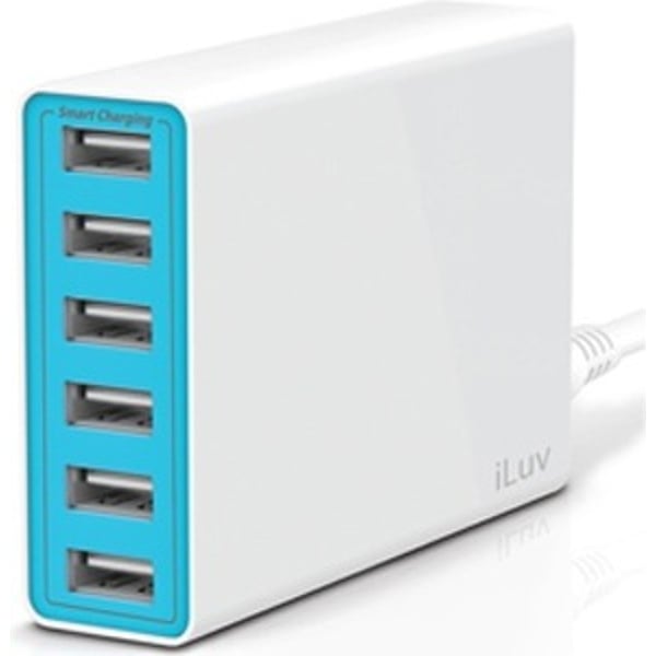 ILuv ROCKW6BSWH 10A Portable AC Charger
