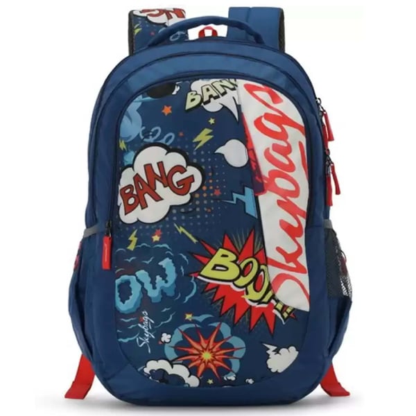 Skybag BPFIGP5BLU, Figo Plus 05 Unisex Blue School Backpack 30 Litres Skybag BPFIGP5BLU, Figo Plus 05 Unisex Blue School Backpack 30 Litres