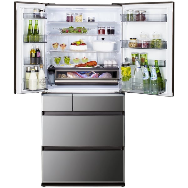 panasonic glass door refrigerator