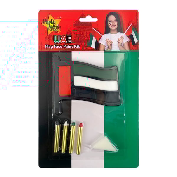 Uae Flag Face Paint Kit Uae Flag Face Paint Kit