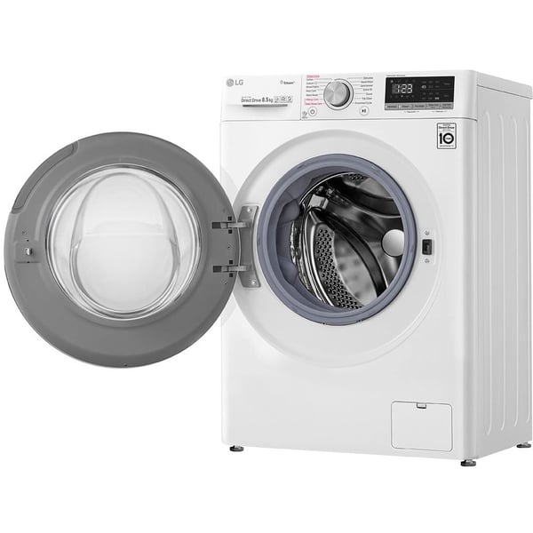LG Front Load Washer 8.5 kg F2V5GYP0W, AI DD™, Steam+™, Bigger Capacity LG Front Load Washer 8.5 kg F2V5GYP0W, AI DD™, Steam+™, Bigger Capacity
