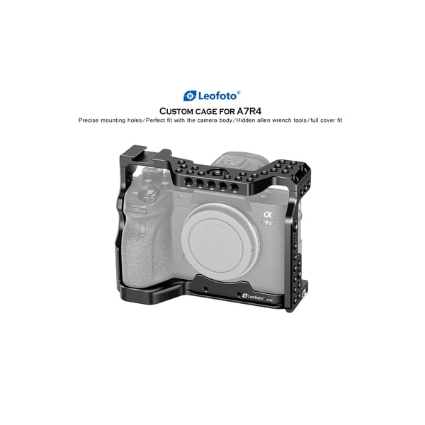 LEOFOTO A7R4 Camera Cage Dedicated for Sony Alpha A7R4 Lightweight Body Armor
