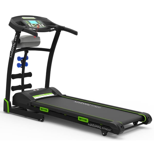 Marshal Fitness 4 Way Home Use Motorized Treadmill - Motor 3.0hp - User Weight Max-120kg