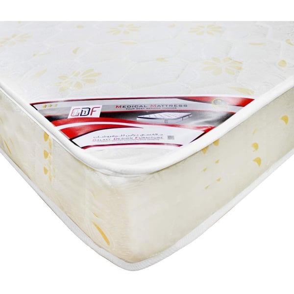 Buy Galaxy Design Medicated Mattress White Color King Size L x W x H