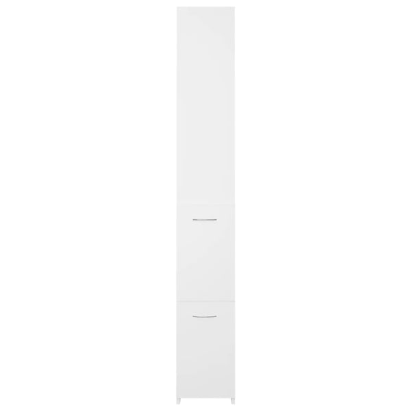 Vidaxl Bathroom Cabinet White 25x25x170 Cm Engineered Wood