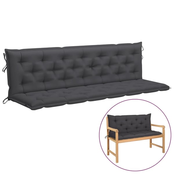 Vidaxl Cushion For Swing Chair Anthracite 200 Cm Fabric