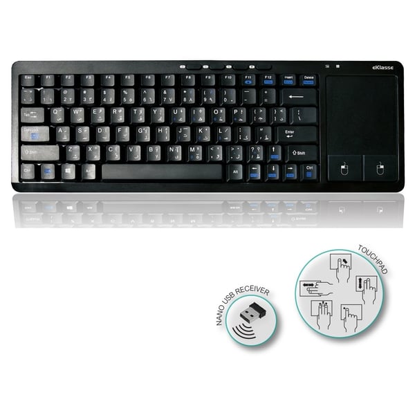 Eklasse EKWLK02XM Wireless Keyboard With Touchpad