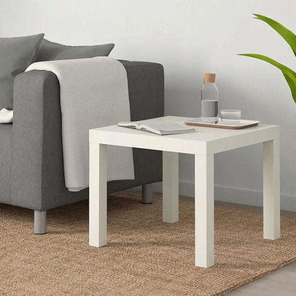Ikea Side Table, White Ikea Side Table, White