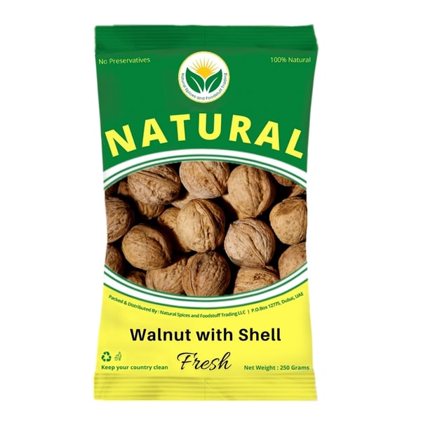 Natural Fresh Walnut (with Shell) 2kg