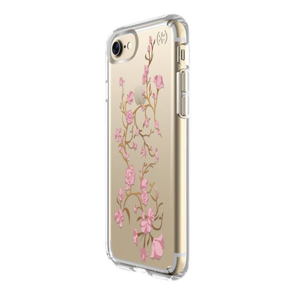 Speck iPhone 7 Case Presidio Clear With Graphics Goldenblossom Pink/Clear - 799915754
