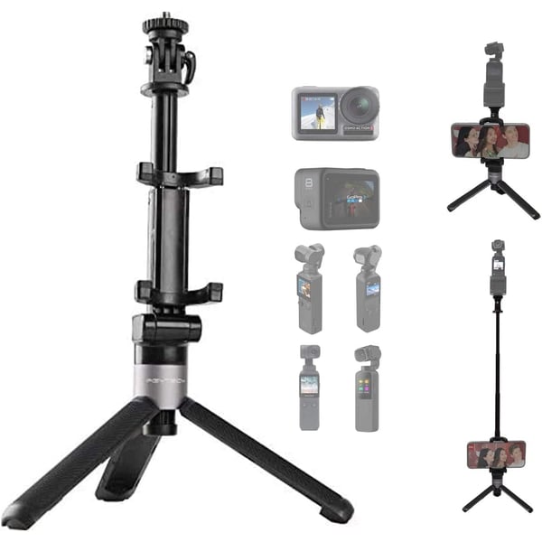 PGYTECH Action Camera Extension Pole Tripod Plus With Phone Holder