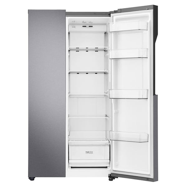 LG Refrigerator Side By Side Fridge 679 Litres GRB257KQDV Mega Capacity Inverter Linear Compressor Smart Diagnosis