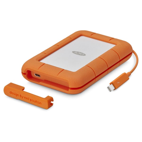 LaCie Rugged Thunderbolt USB C External Hard Drive 4TB