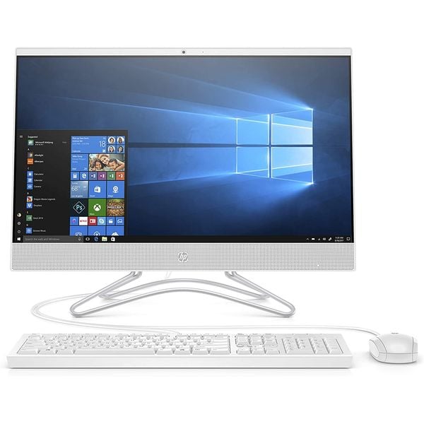 HP 22-DF0000 21U10EA All-in-One Desktop Corei3 1.2GHz 4GB 1TB Win10 White English/Arabic Keyboard HP 22-DF0000 21U10EA All-in-One Desktop Corei3 1.2GHz 4GB 1TB Win10 White English/Arabic Keyboard