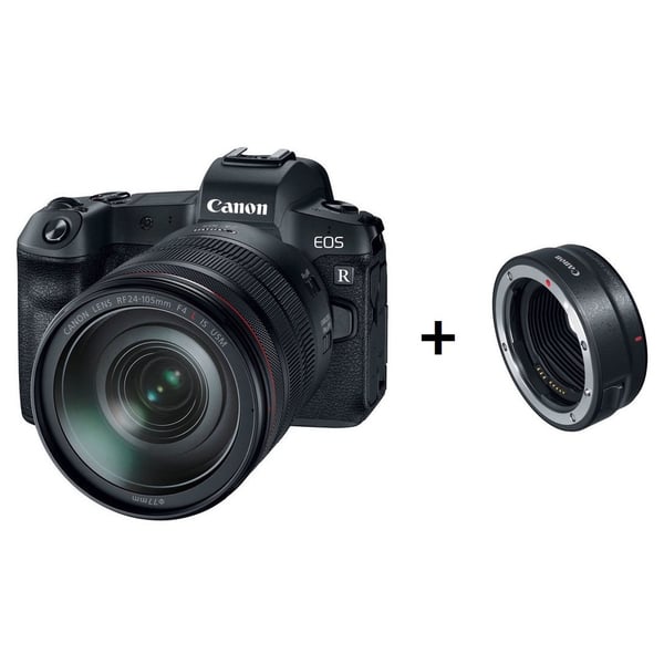 Buy Canon Eos R Mirrorless Digital Camera Black With Rf 24 105mm F 4l Is Usm Lens In Dubai Sharjah Abu Dhabi Uae Price Specifications Features Sharaf Dg