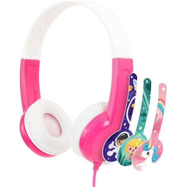 Buddyphones BPDISPINK01K Discover Kids On Ear Headset Pink Buddyphones BPDISPINK01K Discover Kids On Ear Headset Pink