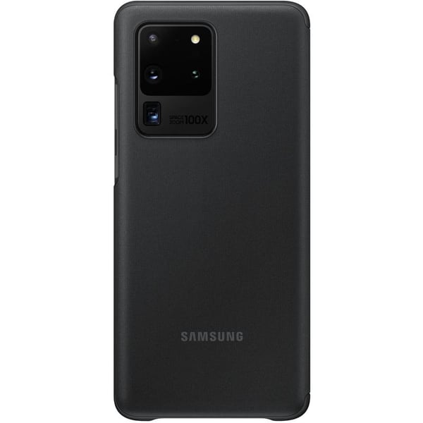 Samsung Galaxy S20 Ultra Clear View Cover - Black Samsung Galaxy S20 Ultra Clear View Cover - Black