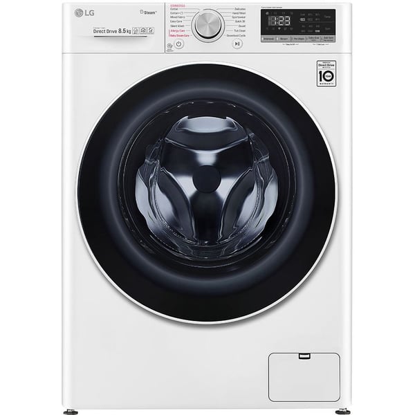 LG Front Load Washer 8.5 kg F2V5GYP0W, AI DD™, Steam+™, Bigger Capacity LG Front Load Washer 8.5 kg F2V5GYP0W, AI DD™, Steam+™, Bigger Capacity
