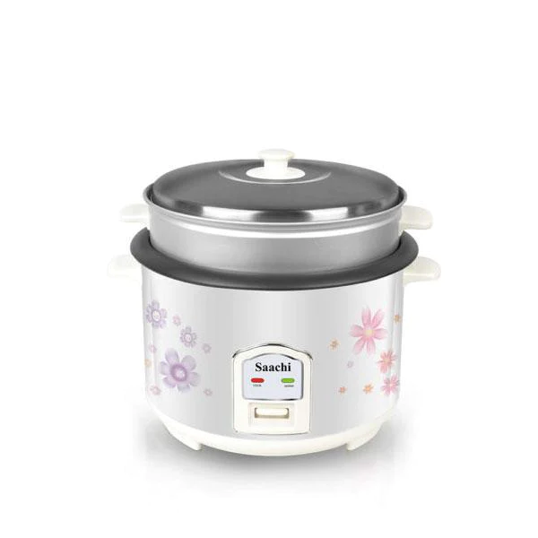 Saachi 1.8l Rice Cooker Nl-rc-5173-wh With Steam Function