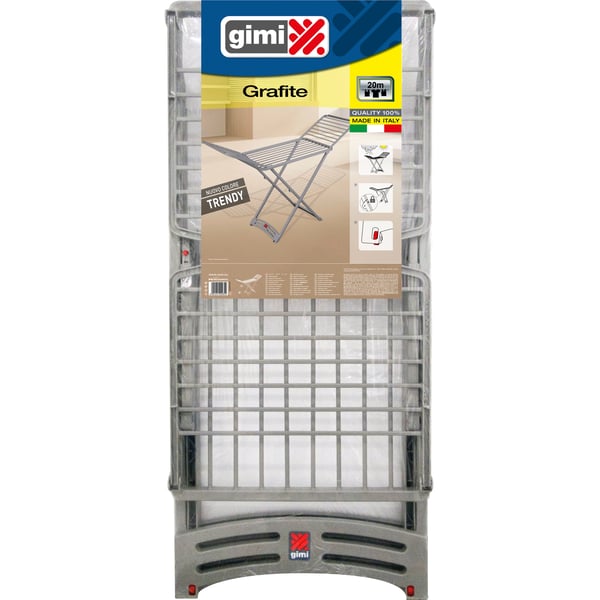 Gimi Grafite Resin Xlegs Clothes Dryer 20m
