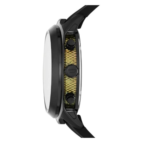 Diesel DZ4493 Chronograph in Black Silicone Men's Watch Diesel DZ4493 Chronograph in Black Silicone Men's Watch