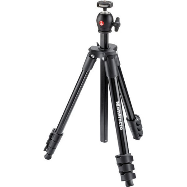 Manfrotto MKCOMPACTLTBK Compact Light Tripod Black