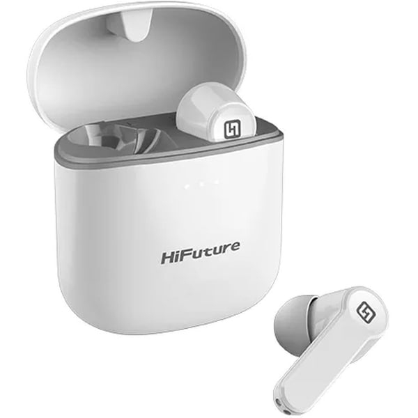 Hifuture BASSBUDSPRO TWS Bluetooth Earbud White/Grey