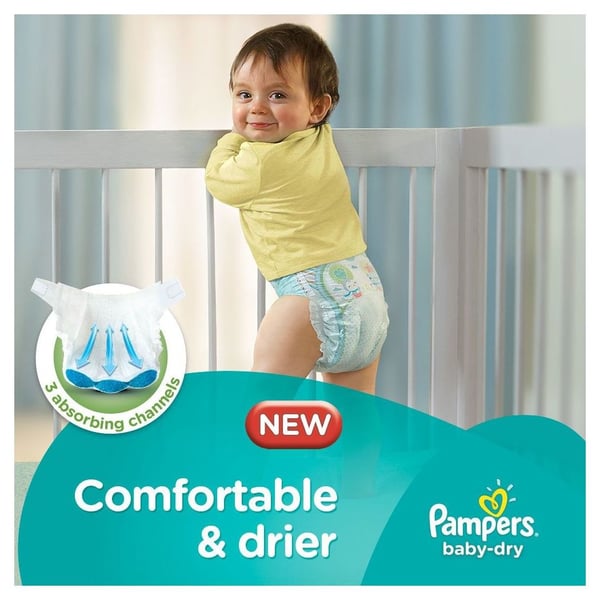 اشترِ Pampers Baby Dry Diapers Value Pack, Size 5, 38 Count, Pack of 2 عبر الإنترنت في الإمارات