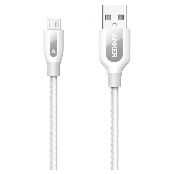Anker Power Line Plus Micro USB Cable 0.9m White