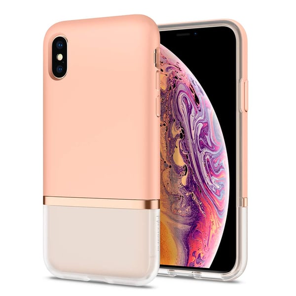 Spigen La Manon Jupe Designed For Iphone X / Iphone Xs Case / Cover - Milk Peach