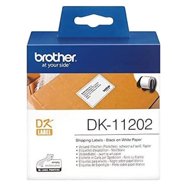 Brother Dk-11202 Ql White Shipping Label 62x100mm