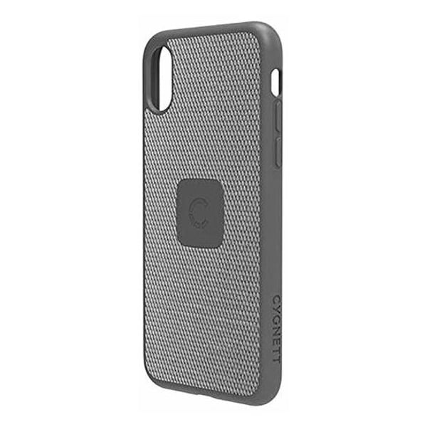 Cygnett Urban Shield Carbon Fiber Case Silver For iPhone X