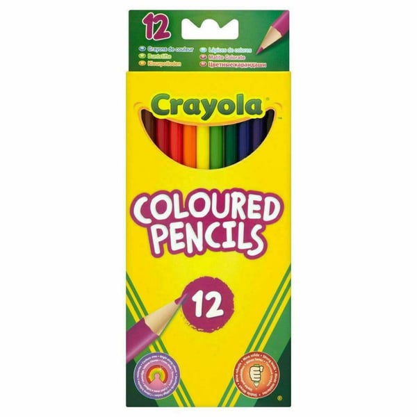 CRAYOLA 12 Buntstifte Set - Kreative Farbstifte Für Kinder & Erwachsene