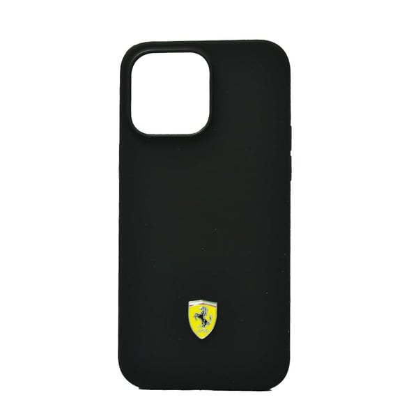 Ferrari Magsafe Silicone Metal Logo Hard Case For Iphone 14 Pro Max Black Ferrari Magsafe Silicone Metal Logo Hard Case For Iphone 14 Pro Max Black