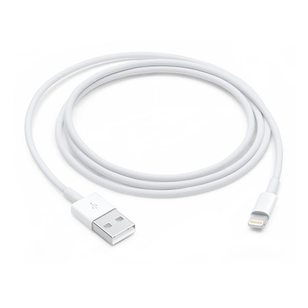 Apple Lightning To USB Cable 1m - White Apple Lightning To USB Cable 1m - White