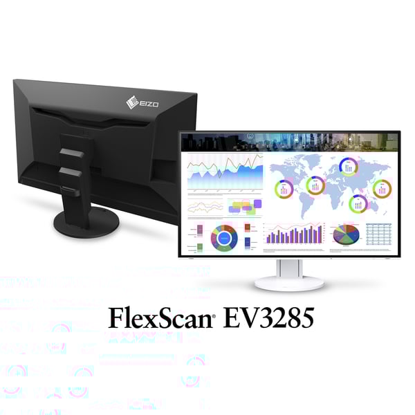 Eizo Flexscan Ev3285-bk 3840 X 2160 (4k Uhd) Ips 31.5 (80cm) Usb-c Monitor Black Eizo Flexscan Ev3285-bk 3840 X 2160 (4k Uhd) Ips 31.5 (80cm) Usb-c Monitor Black