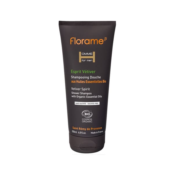 Florame Vetiver Spirit Shower Shampoo 200ml