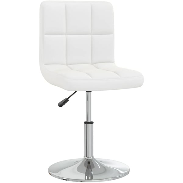 Vidaxl Bar Stool White Faux Leather
