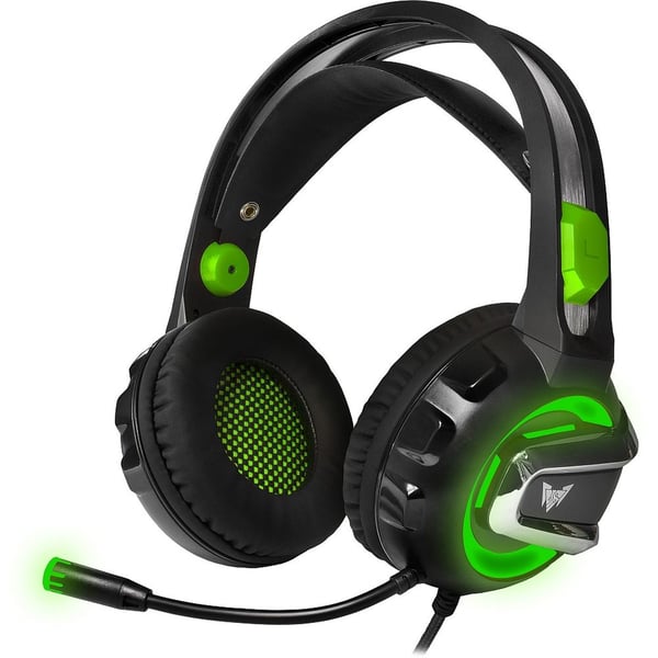 Crown CMGH 3002 Wired Over Ear Gaming Headset Green Crown CMGH 3002 Wired Over Ear Gaming Headset Green