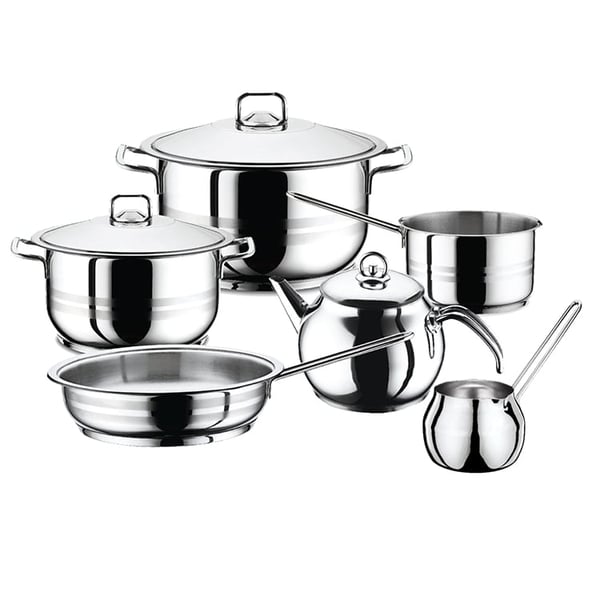 Hascevher Cooking Pot Gastro 9pcs Set Hascevher Cooking Pot Gastro 9pcs Set