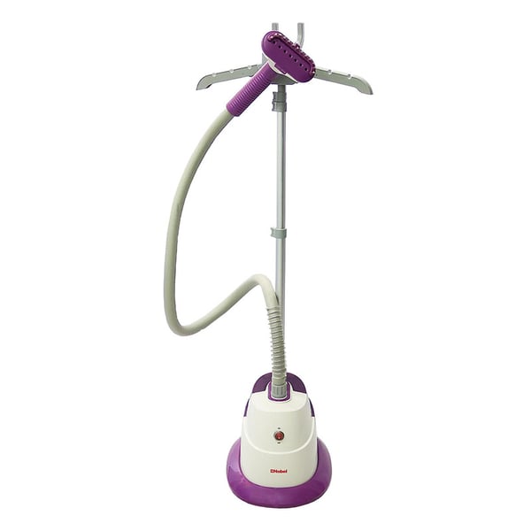 Nobel Garment Steamer White 1.3 Litre 1500w Telescopic Pole Auto Shutoff Nobel Garment Steamer White 1.3 Litre 1500w Telescopic Pole Auto Shutoff