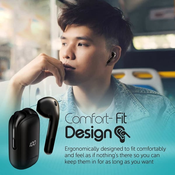 Promate Freepods In Ear True Wireless Earbuds Black Promate Freepods In Ear True Wireless Earbuds Black