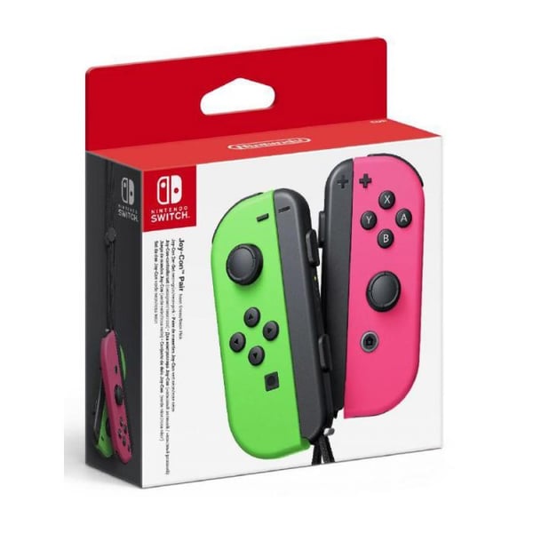 Nintendo Switch Joy Con Controller Pair Neon Green/Pink