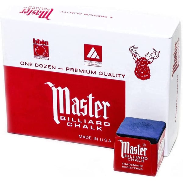 ULTIMAX Billiard/Pool Cue Chalk Box Billiard CHALK, 12 Cubes ULTIMAX Billiard/Pool Cue Chalk Box Billiard CHALK, 12 Cubes