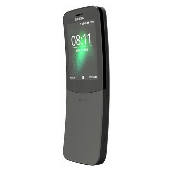 buy nokia 8110 4g lte dual sim mobile phone black ta 1059 online in uae sharaf dg