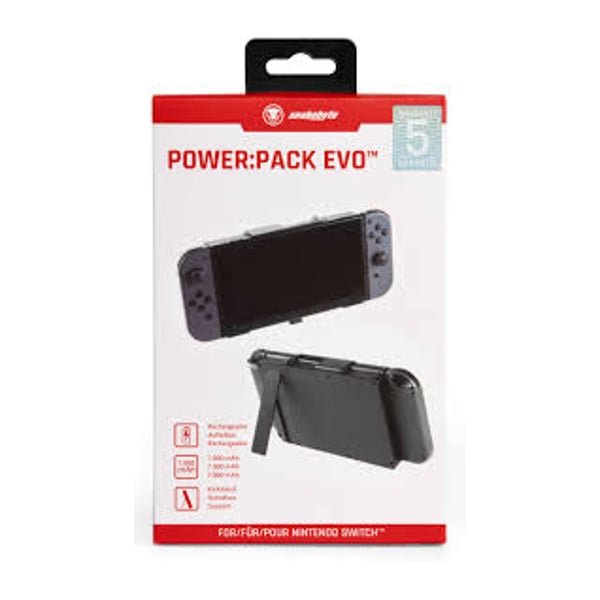 Snakebyte Switch POWER: PACK EVO - Powerbank with 7000mAh For Nintendo Switch Snakebyte Switch POWER: PACK EVO - Powerbank with 7000mAh For Nintendo Switch