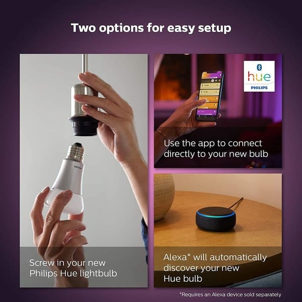 Philips Hue White and Colour Ambiance LED Smart Bulb Philips Hue White and Colour Ambiance LED Smart Bulb