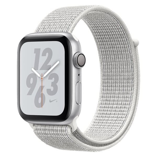 Apple Watch Nike Series 4 GPS 44mm Silver Aluminium Case with Summit White Nike Sport Loop price in Bahrain Buy Apple Watch Nike Series 4 GPS 44mm Silver Aluminium Case with Summit