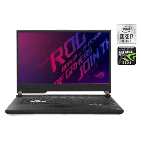 Asus ROG Strix G15 G512LI Gaming Laptop - Core i7 2.6GHz 8GB 512GB 4GB Win10 15.6inch FHD Black English Keyboard Asus ROG Strix G15 G512LI Gaming Laptop - Core i7 2.6GHz 8GB 512GB 4GB Win10 15.6inch FHD Black English Keyboard