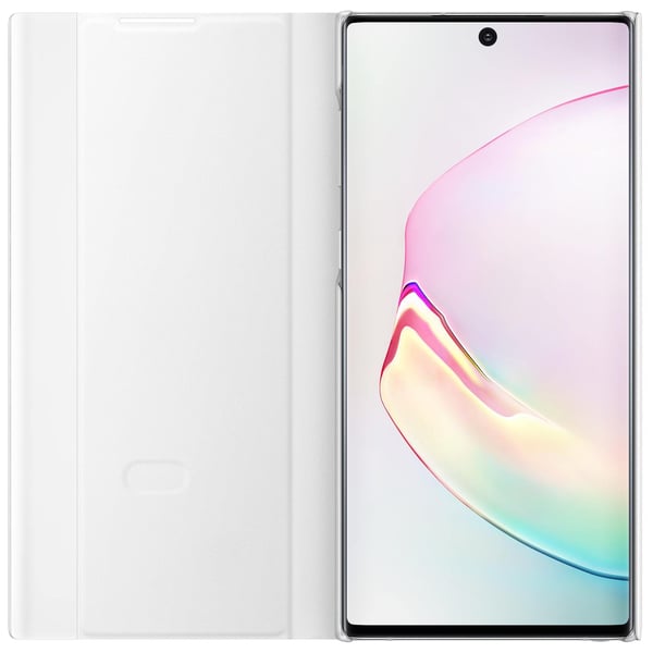Samsung Clear View Cover White For Note 10 Plus